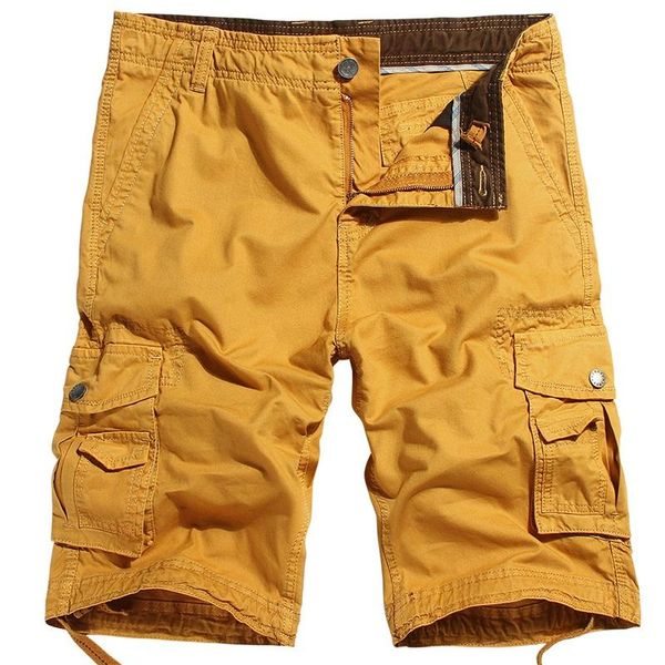 

men's shorts camouflage cargo mens loose multi pockets military for men summer bermuda style big size 03, White;black