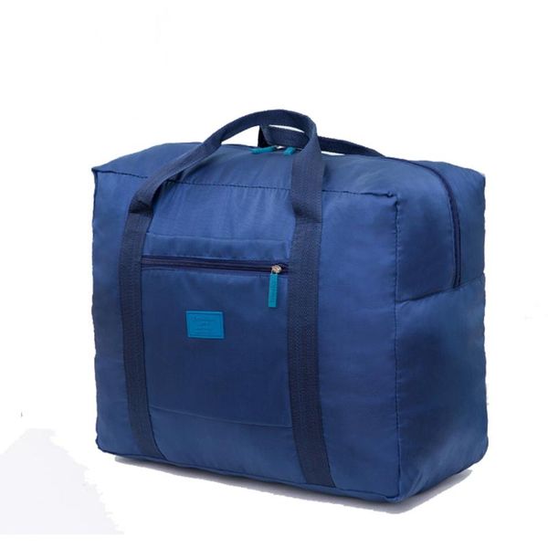 

duffel bags portable folding big capacity nylon travel clothing storage bag organizer pouch suitcase accessories supplies