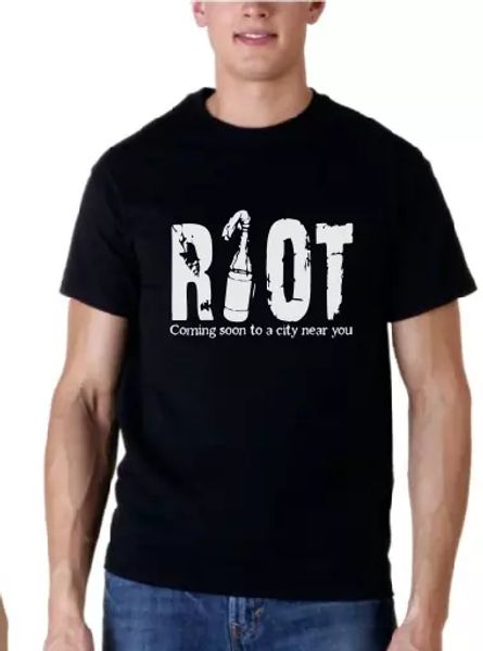

molotov coming soon to a city near you t shirt anti system police protest, White;black