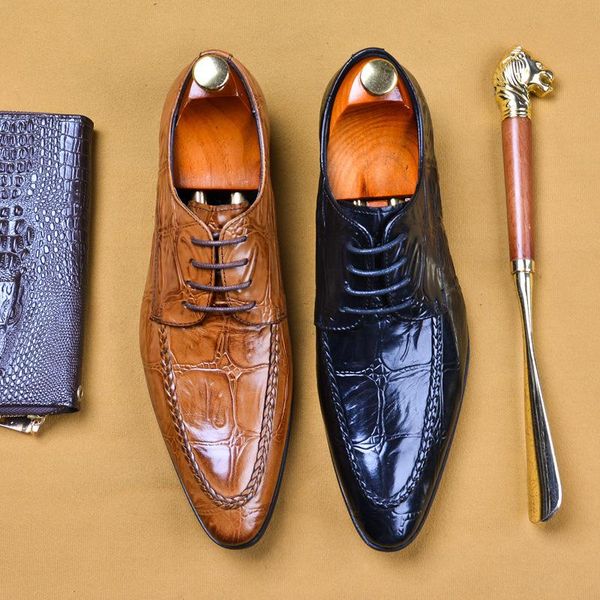 

leather shoes 2021 business casual all-match men's fashion dress, Black