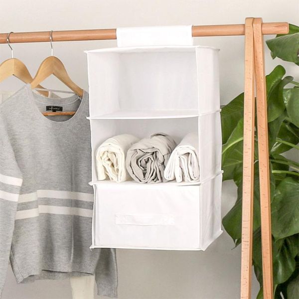 

storage bags folding hanging bag clothes organizer for things closet wardrobe baggies packaging behind doors