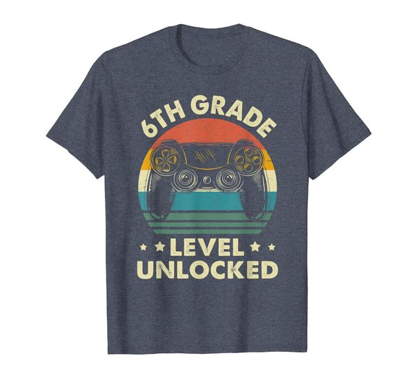 

6TH Grade Level Unlocked Back To School Gamer Shirt, Mainly pictures
