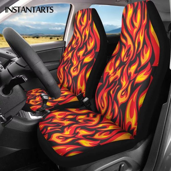 

stylish fire design set of 2 vehicle seat cushion washable automobile seats protector easy clean car covers