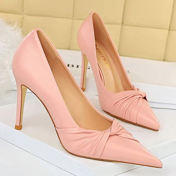 

women shoes high heels office pumps sandals 2021 career summer footwear high-heeled on dress, Black