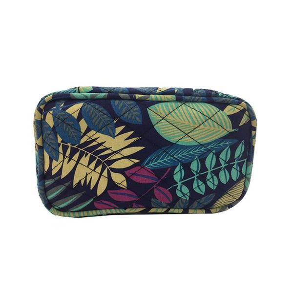 

portable printed essential oil protection stylish storage cotton blend zipper 10 slots carrying case travel durable shockproof cosmetic bags