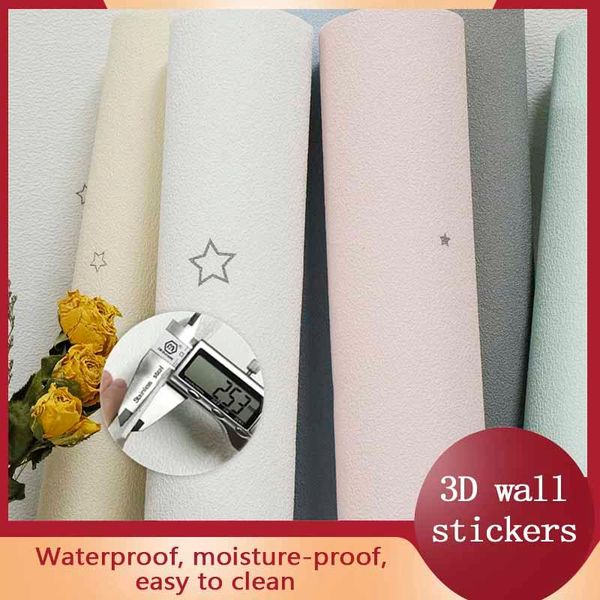 

wallpapers self-adhesive wall sticker modern home decoration waterproof 3d decorative foam board mural painter