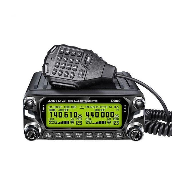 

zastone d9000 car walkie talkie radio station 50w uhf/vhf 136-174/400-520mhz two way ham hf transceiver