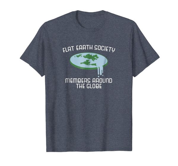 

Flat Earth Society Member Around Globe Fun T Shirt, Mainly pictures