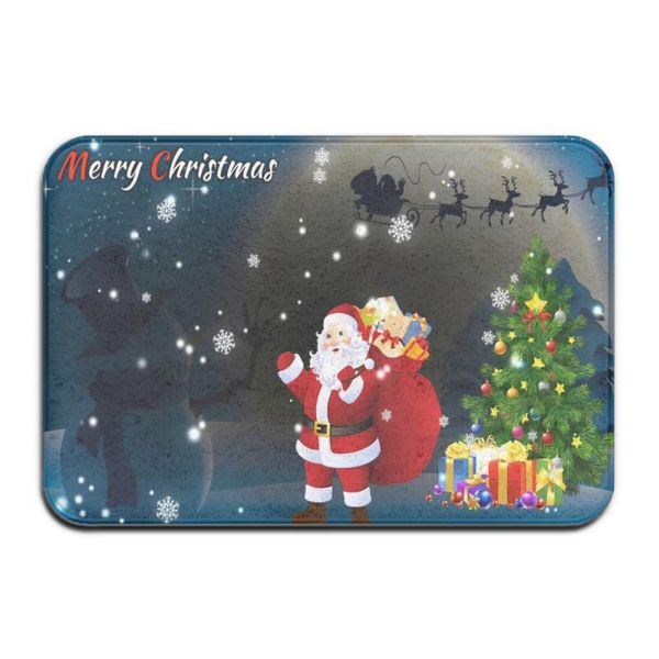 

carpets household christmas mat rugs for bedroom kitchen bathroom entrance door carpet in the festival washable