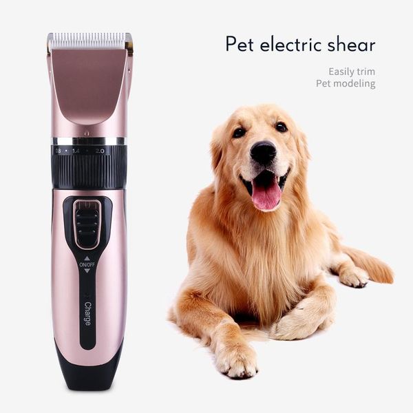 

hair clippers ceramic blade pet trimmer rechargeable cutting machine length adjustable cutter professional animal electric clipper 43
