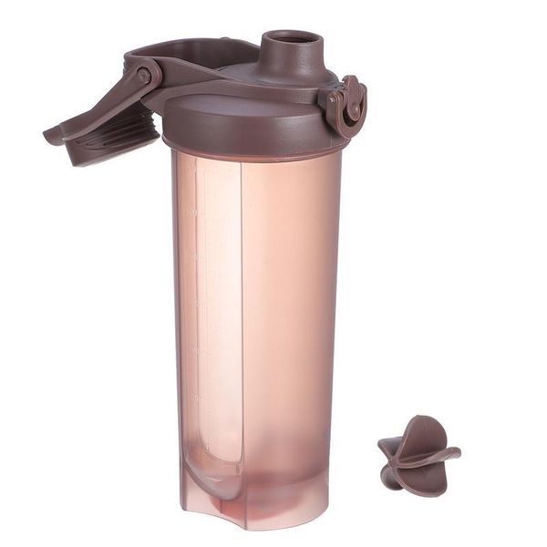 

plastic sports bottle fitness leak proof protein mixer shaker water bottles & cages