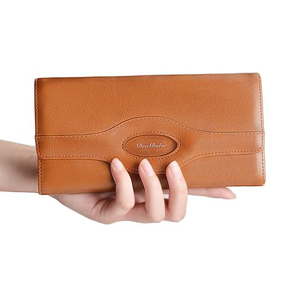 

wallets style men's long pattern wallet snap closure cool hollow out multi-functional handbag mobile phone bag, Red;black