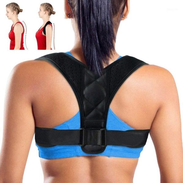 

adjustable shoulder orthosis belt back posture corrector clavicle spine lumbar correction breathable tool1