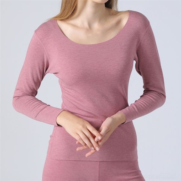 

c96e thermal women's suit heating fiber seamless cotton plush thickened body shaping underpants autumn keep women's underwear warm, Red;black