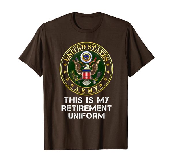 

this is my retirement us army uniform shirt retired army, White;black