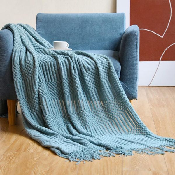 

blankets nordic sofa blanket el bed towel flag tassel shawl end cloth and breakfast
