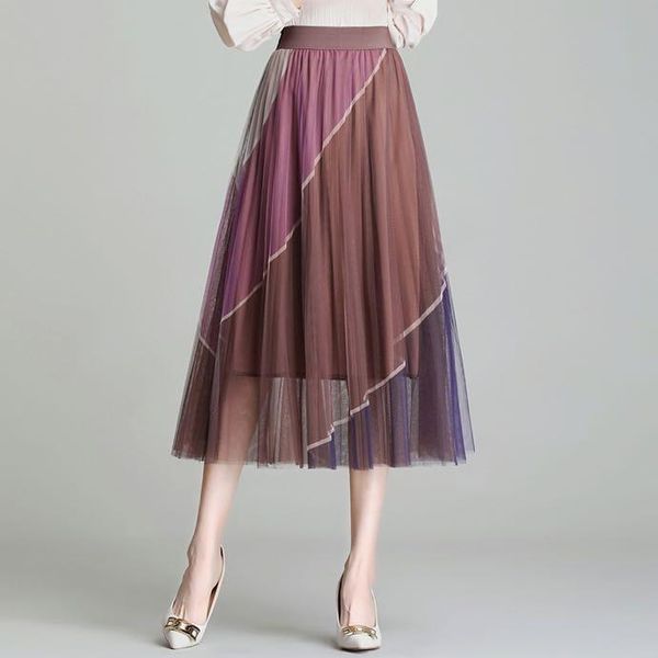 

skirts qw40274 fashion women's 2021 runway luxury european design party style clothing, Black
