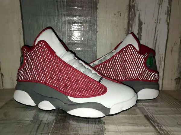 

red flint men basketball shoes 13s hyper royal 3m reflective outdoor sports sneakers with box size 40~47