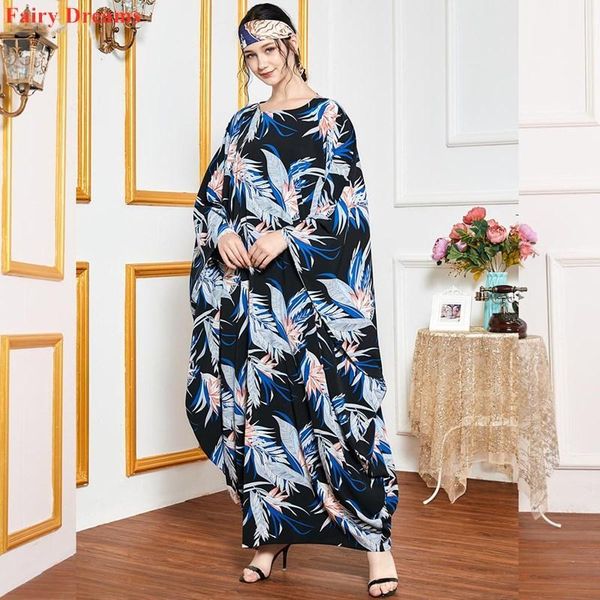 

casual loose abaya dubai maxi dress abayas for women islamic dresses turkish bangladesh print long black muslim clothes a8ub, Black;gray