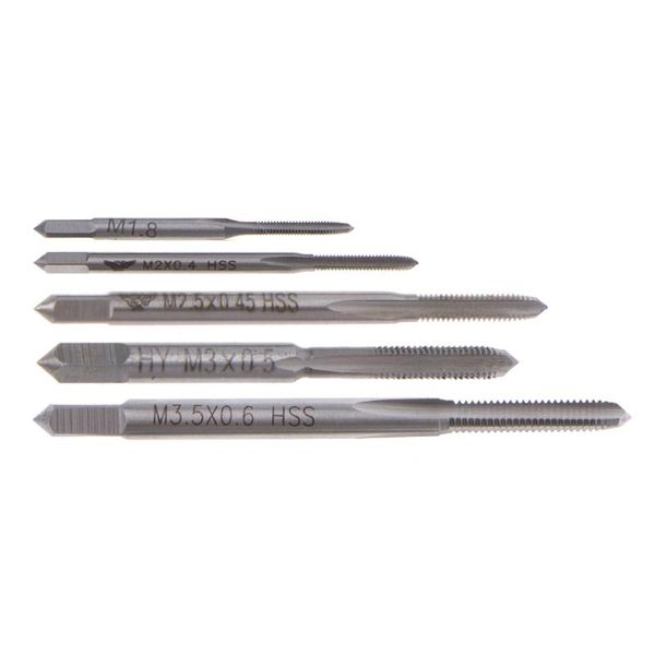 

hand tools 10pcs m1 to m3.5 machine tap set hss thread wire tapping threading taps