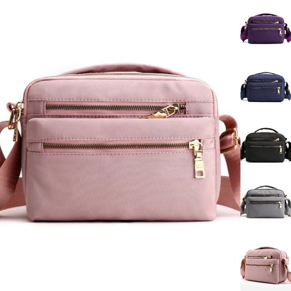 

evening bags women nylon shoulder bag waterproof multi-pocket zipper luxury handbags crossbody for designer bolsa feminina