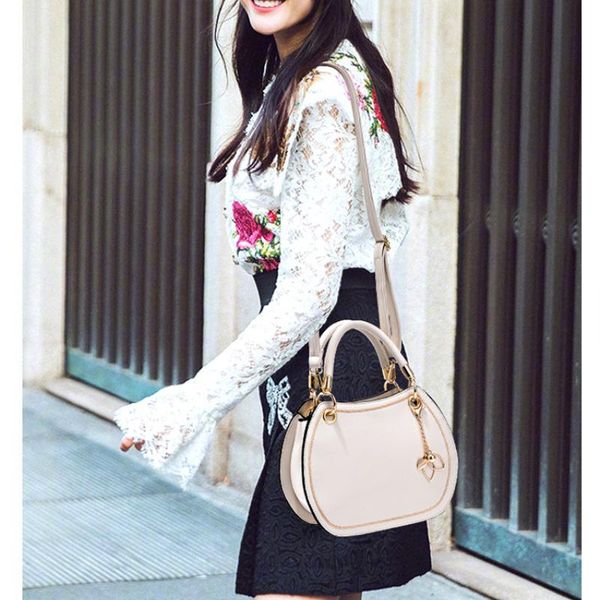 

shoulder bags women fashion pu leather handbags handle purse commute crossbody bag elegant ladies causal female totes