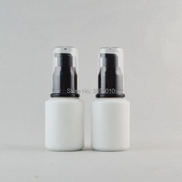 

storage bottles & jars 30ml white glass bottle with pump lid,glass container,essentical oil bottle,professional cosmetic container f942