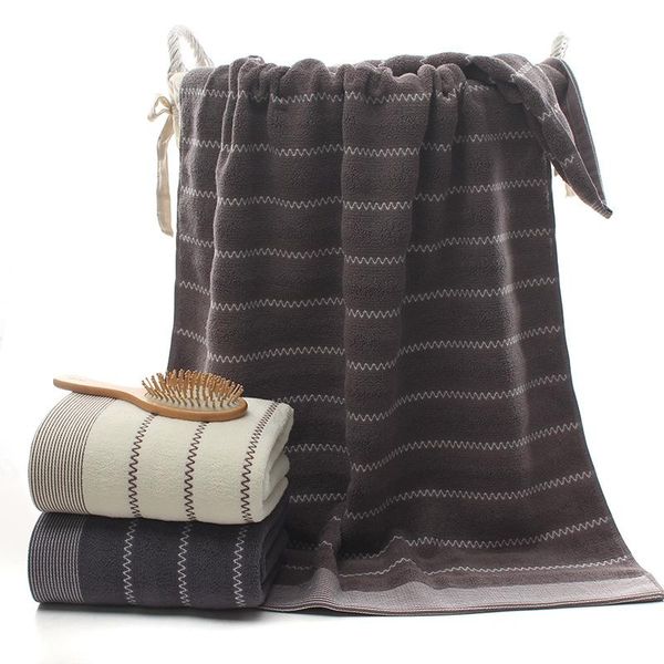 

towel thicken, increase cotton, , soft couple beach wave pattern, household