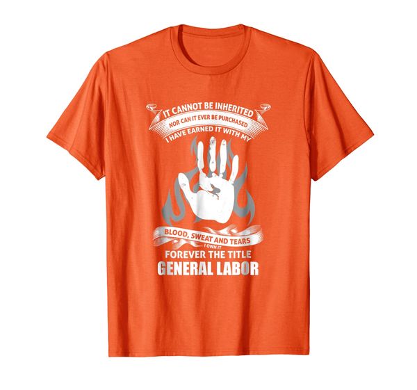 

general labor shirt, White;black