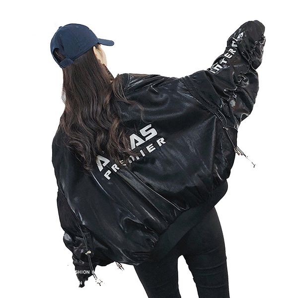 

women's jackets european women's baseball jacket, streetwear loose, base, hip hop, vintage, bomber, loose bf, printed, harajuku ja, Black;brown