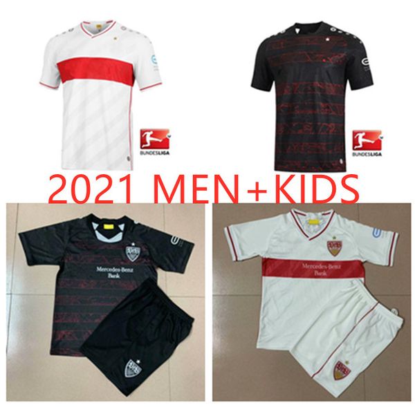 

Thailand 2021 DIDAVI GRAHL Soccer Jerseys VfB Stuttgart away 20 21maillots W.SILAS GONZALEA MANGALA Football shirts uniforms MEN+ kids kit, Black;yellow