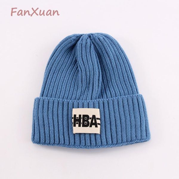 

beanies 2021 winter hats for women bonnets solid with label knit mens cap skullies &