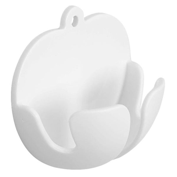 

hooks & rails 6pcs household power plug apple shape design no-punched toothbrush