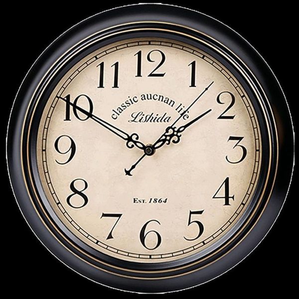 

silent american wall clock modern minimalist nordic living room watch creative art decoration vintage style clocks