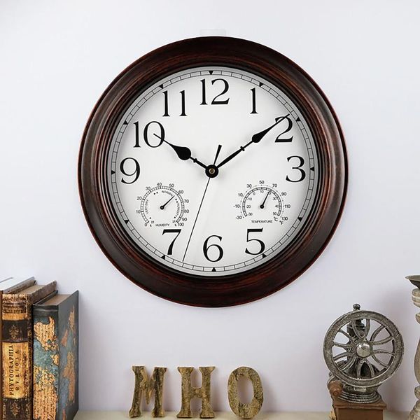 

classic vintage wall clock retro hanging roman numeral horologe european style home office cafe art watch decor clocks
