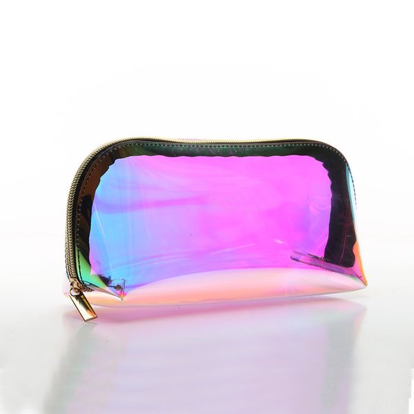 

cosmetic bag add ticket laser magic color tpu colorful travel storage