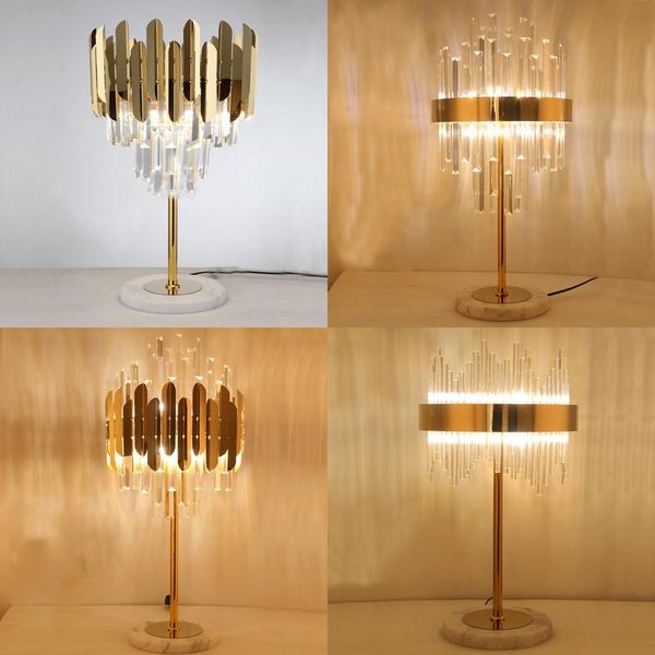 

floor lamps living room luxury crystal stand lamp el lobby bedroom model atmospheric art lighting