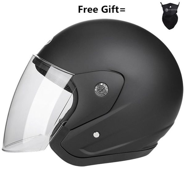 

nuoman motorcycle helmets electric bicycle helmet open face clear lens visors men women scooter motorbike moto bike helmet1