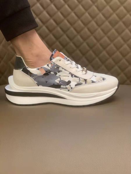 

wholesale high-quality design casual shoes, the first layer of cowhide counter quality is extremely comfortable 6-color platform tennis shoe