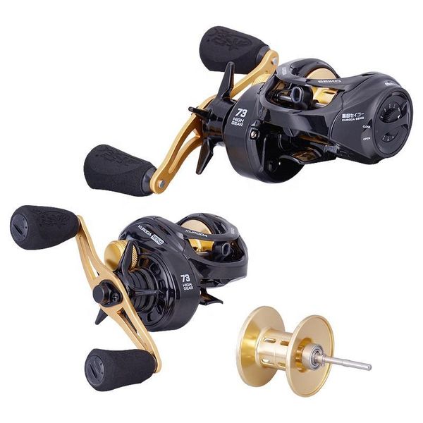 

8kg max drag fishing reel 7.3:1baitcasting line spool saltwater aluminium freshwater area 6 bearings baitcasting reels