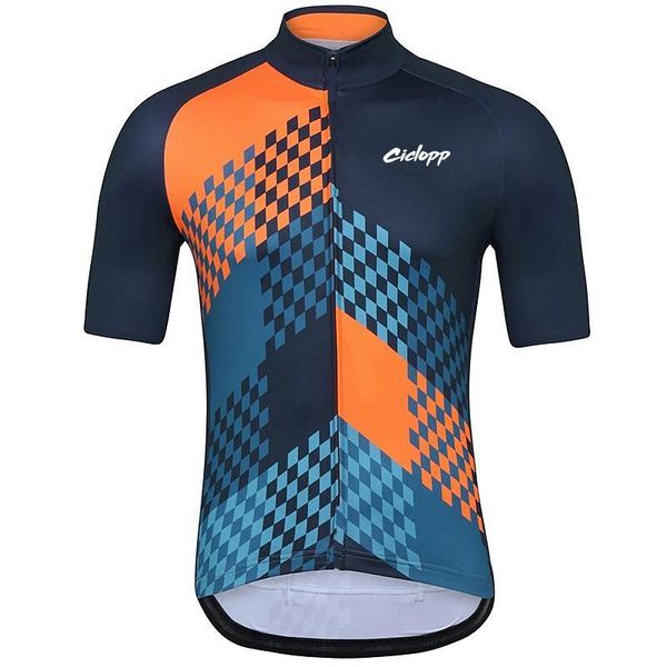 

racing sets 2021 ciclopp summer -selling men's short-sleeved quick-drying breathable mountain bike professional sweatshirt, Black;blue