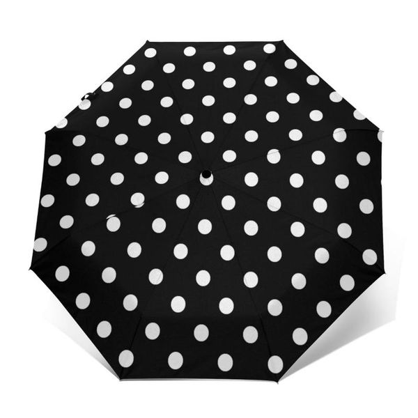 

umbrellas windproof car umbrella, thick printing real garden automatic three-folding umbrella