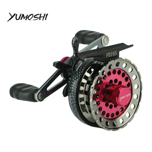 

raft wheel fishing reel left/right 6+1bb 2.6:1 ice baitcasting semi-metallic peche fbi reels
