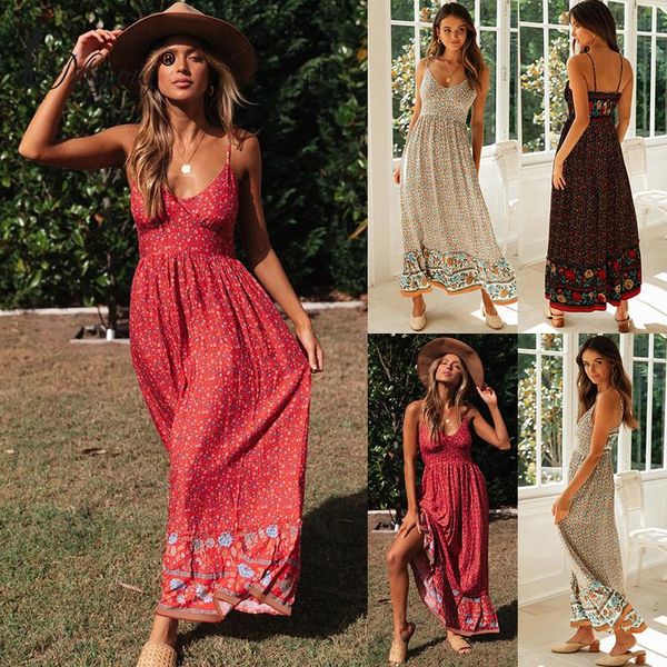 

women's swimwear miyouj string long dress floral print beach wear patchwork color clothing cover ups 2021 est party sarong, White;black