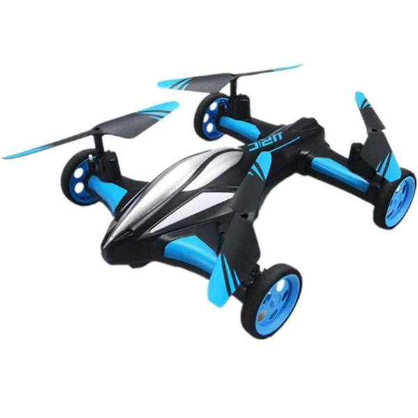 

rc helicopter remote control aircraft four-axis land-air dual-mode one-key return rolling drone toys drones