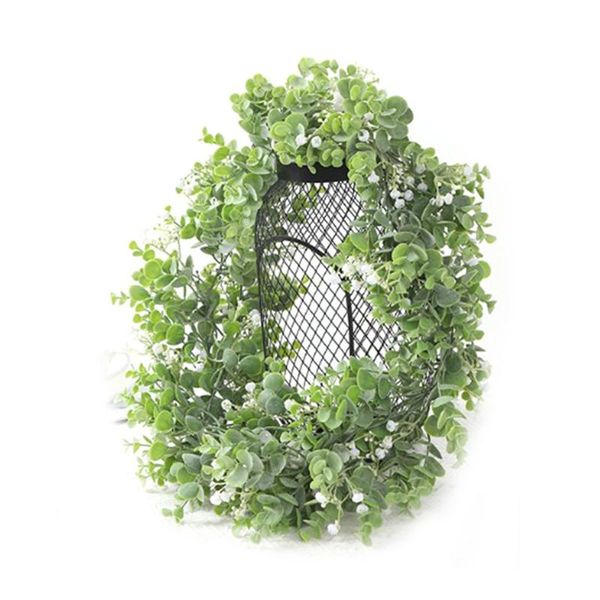 

aquariums flowers vine garland wedding arch decoration plants foliage rattan trailing ivy wall