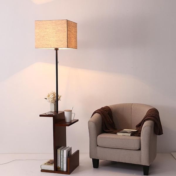 

nordic led wood reading floor lamps tripod light loft lamp