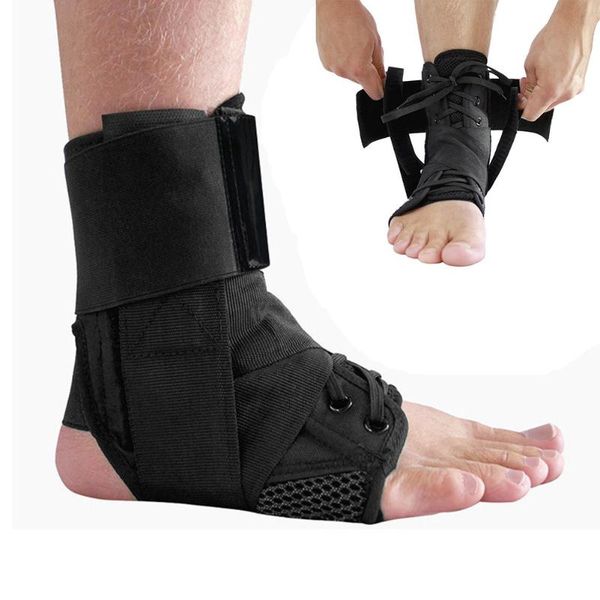 

ankle brace protector gym football webbing supplies bandage sports 1pc 3d support accessories foot strap, Blue;black