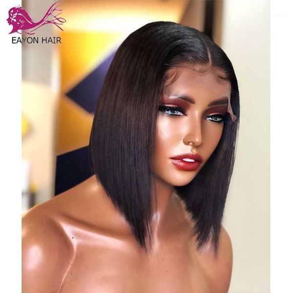 

5x5 silk base bob wig lace front human hair wigs with short straight scalp pre plucked remy brazilian1, Black;brown