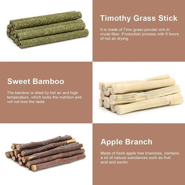 

small animal supplies dry apple branch pet molar stick hamster gnawing sweet bamboo golden bear grass snack